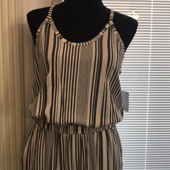 NWT Michael Stars Racerback Jumpsuit in Cabana Stripe - Picture 5 of 16